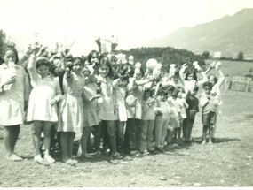 Estudiantes de la Escuela N° 42 de Cochamó