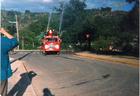 Paseo navideño en carro bomba