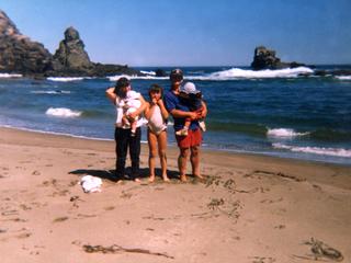 Familia Mancilla Carrillo en la playa Familia Mancilla Carrillo en la playa