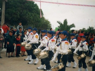 Desfile en la plaza Pizarro Desfile en la plaza Pizarro