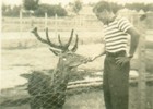 Nieves Alarcón en el zoológico