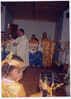 Grupo de baile religioso indio