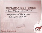Diploma de honor Diploma de honor