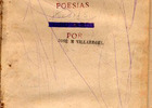 Colección de poemas de José M. Villarroel