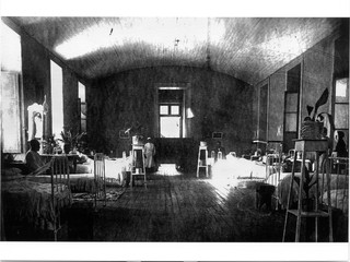 Sala de atención médica del antiguo hospital