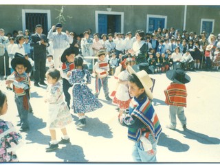 Acto cívico en la plaza de Tulahuén