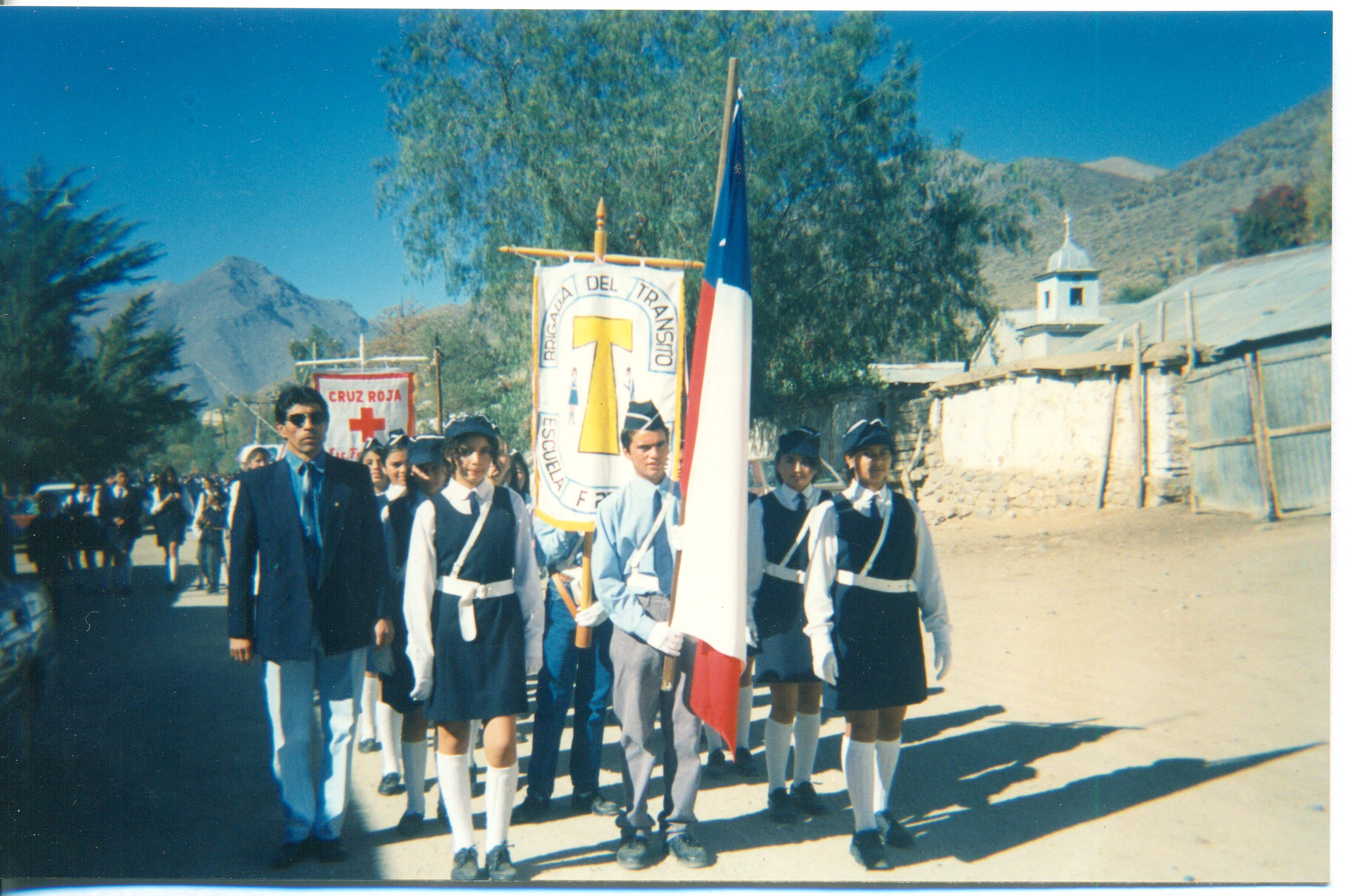 Desfile de la brigada del tránsito