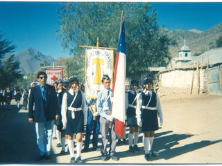 Desfile de la brigada del tránsito