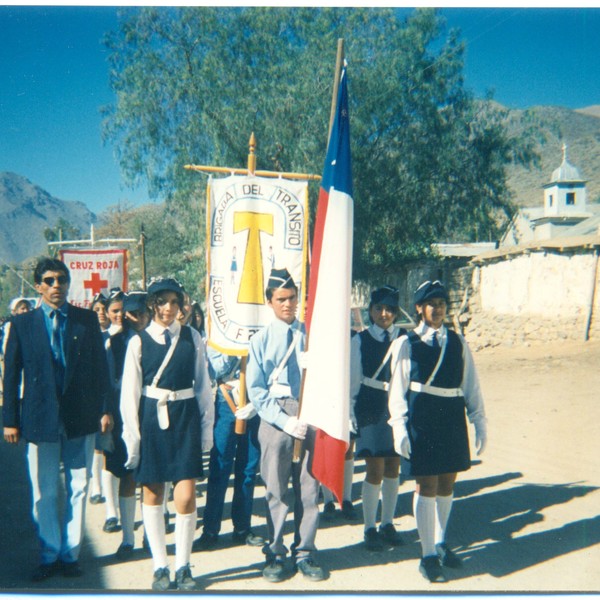 Desfile de la brigada del tránsito