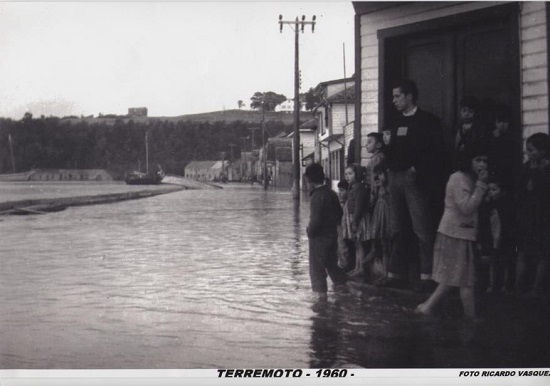 Inundación provocada por el terremoto de 1960 Inundación provocada por el terremoto de 1960