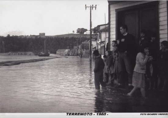 Inundación provocada por el terremoto de 1960