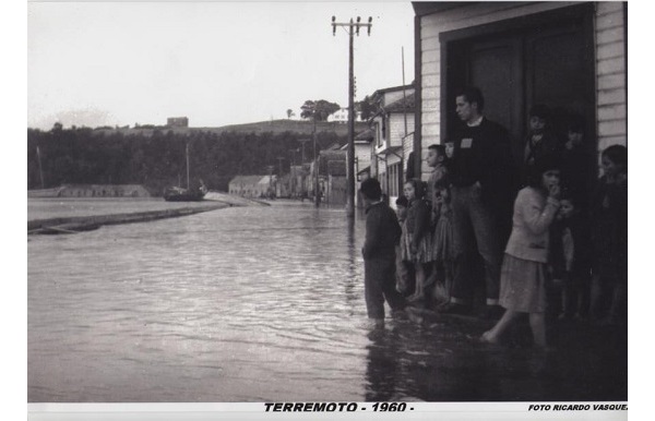 Inundación provocada por el terremoto de 1960 Inundación provocada por el terremoto de 1960