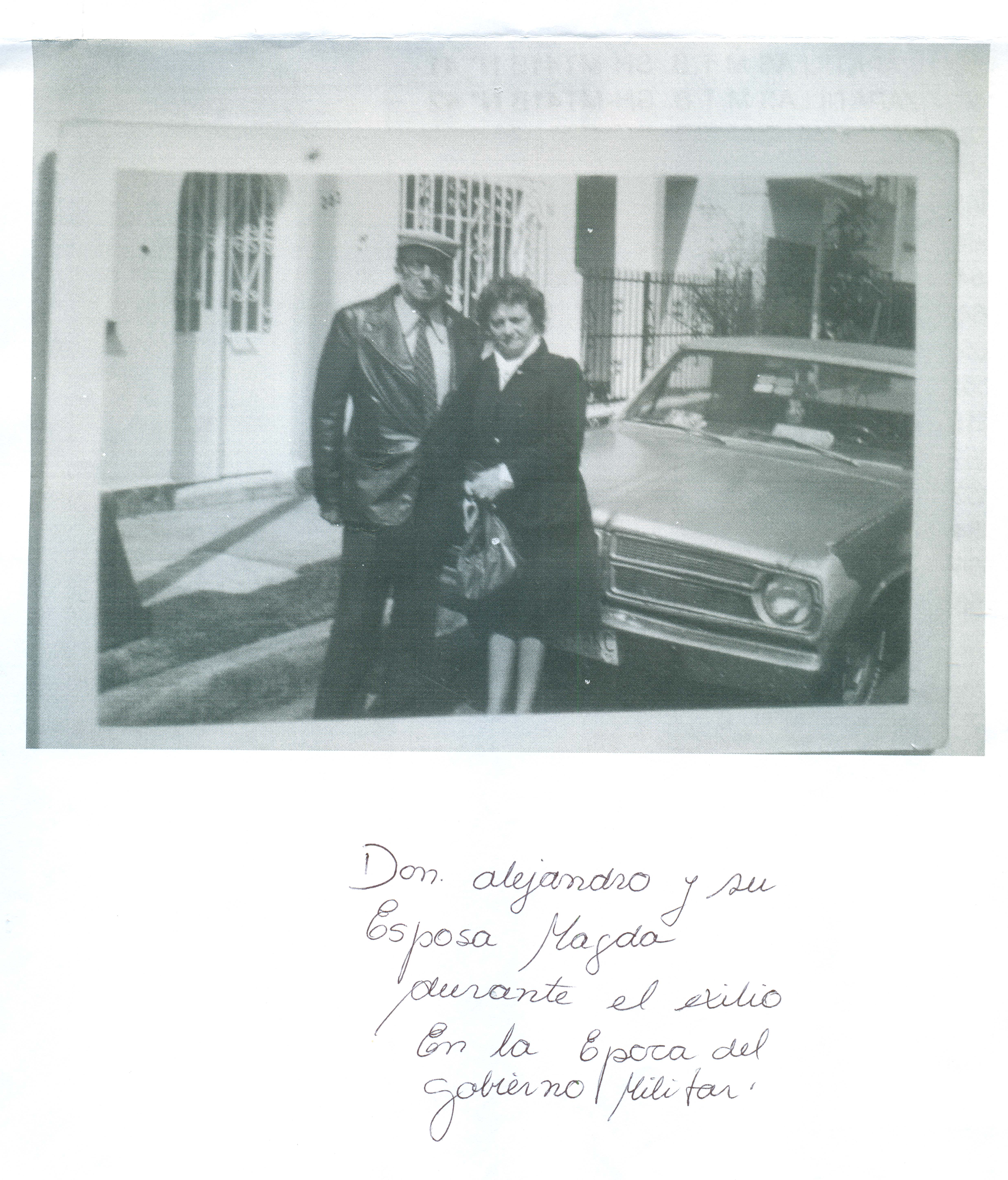 Alejandro Chelén Rojas y Magda Franulic Alejandro Chelén Rojas y Magda Franulic