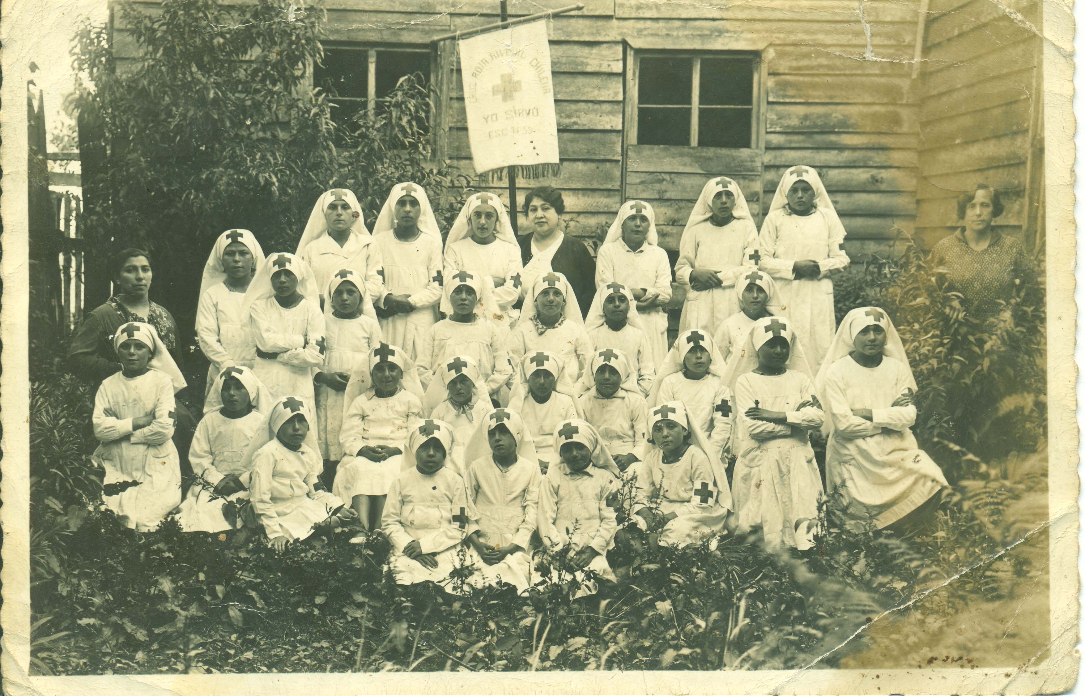 Voluntarias de la Cruz Roja