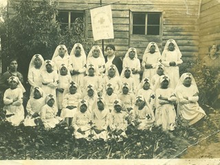 Voluntarias de la Cruz Roja