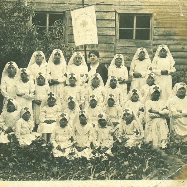 Voluntarias de la Cruz Roja