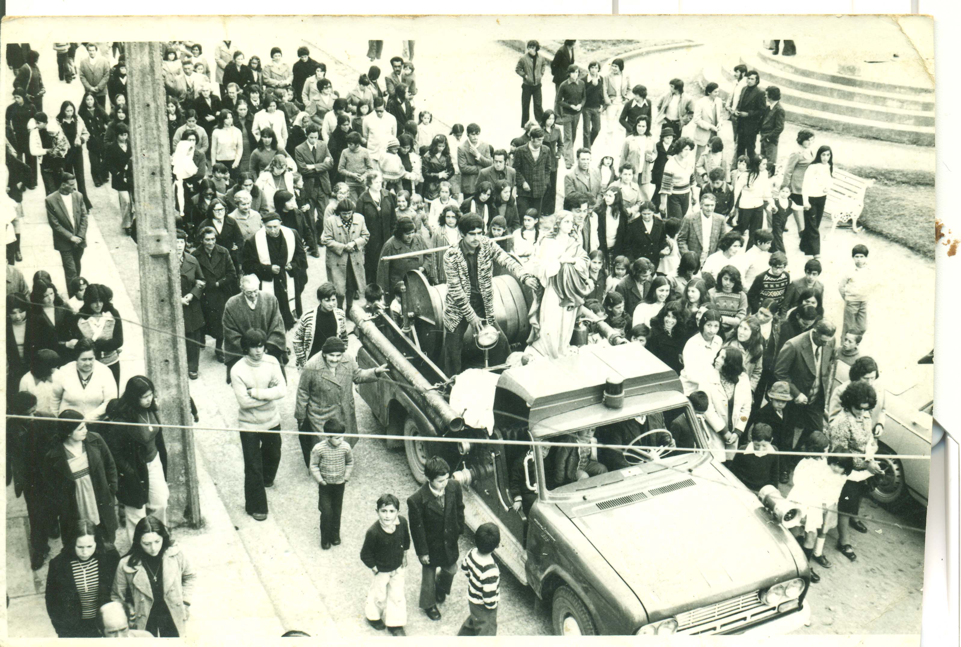 Procesión de la virgen de la Inmaculada Concepción