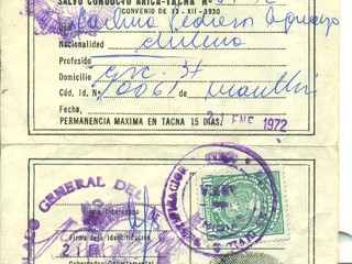 Salvoconducto Arica-Tacna Salvoconducto Arica-Tacna