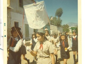 Desfile de la brigada de Boy Scouts