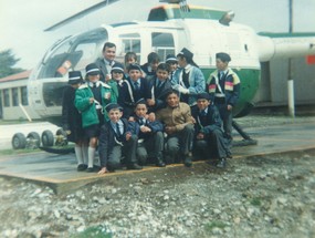 Paseo de alumnos de la Escuela de Hombres