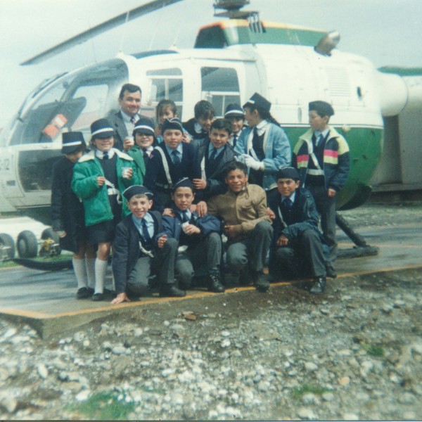 Paseo de alumnos de la Escuela de Hombres