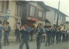 Desfile de la banda instrumental de Maullín