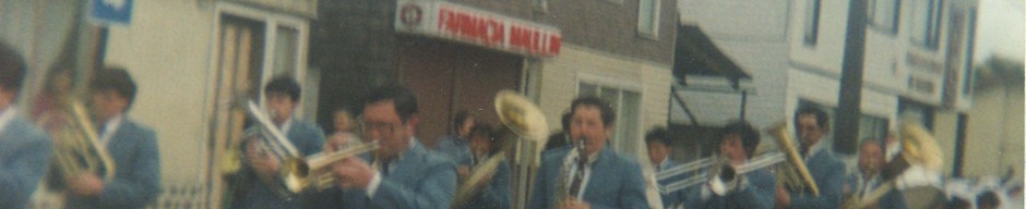 Desfile de la banda instrumental de Maullín