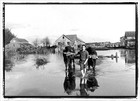 Inundación de la ribera norte del río Maullín