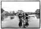 Inundación de la ribera norte del río Maullín