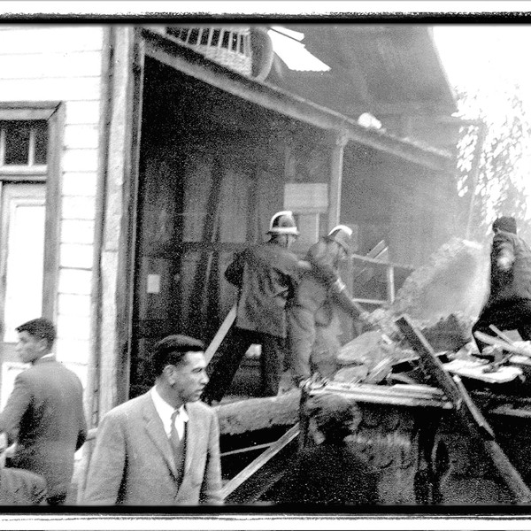 Destrucción en la calle Gaspar del Río Destrucción en la calle Gaspar del Río