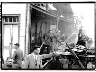 Destrucción en la calle Gaspar del Río Destrucción en la calle Gaspar del Río