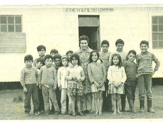 Alumnos de la Escuela N° 101 de Quellón viejo