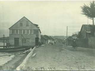 Calle Pedro Montt de Quellón