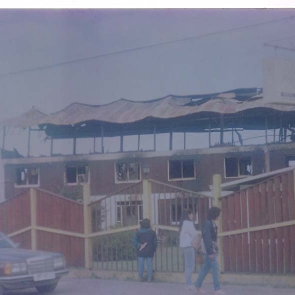 Incendio hotel Llanquil