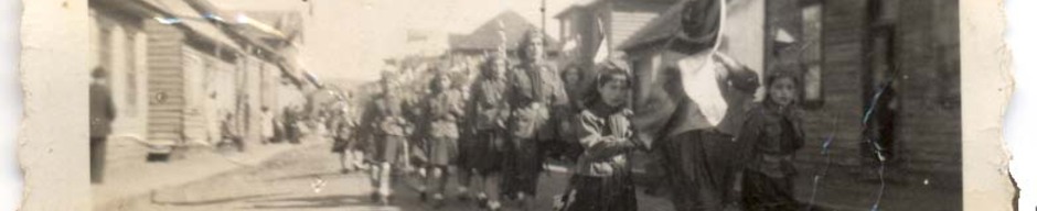 Desfile de fiestas patrias de brigada scouts