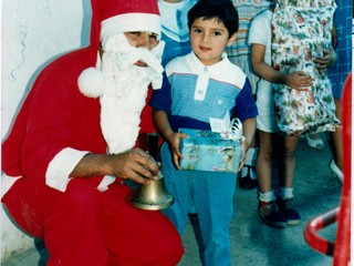 Rodolfo Zepeda y el "Viejo pascuero" Rodolfo Zepeda y el "Viejo pascuero"