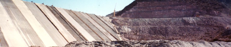 Construcción del embalse Puclaro