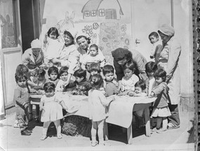 Actividad en la sala cuna "Rocío"