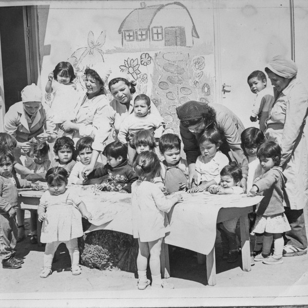 Actividad en la sala cuna "Rocío"