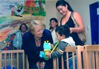 Presidenta Michelle Bachelet en inauguración de sala cuna Presidenta Michelle Bachelet en inauguración de sala cuna