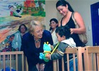 Presidenta Michelle Bachelet en inauguración de sala cuna