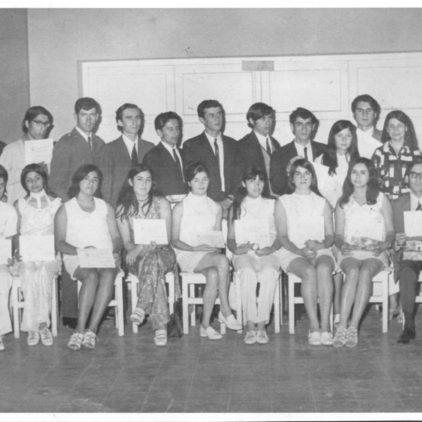 Graduación en el Liceo Nocturno de Vicuña