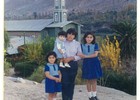Hermanas Nuñez Morgado saliendo de misa Hermanas Nuñez Morgado saliendo de misa