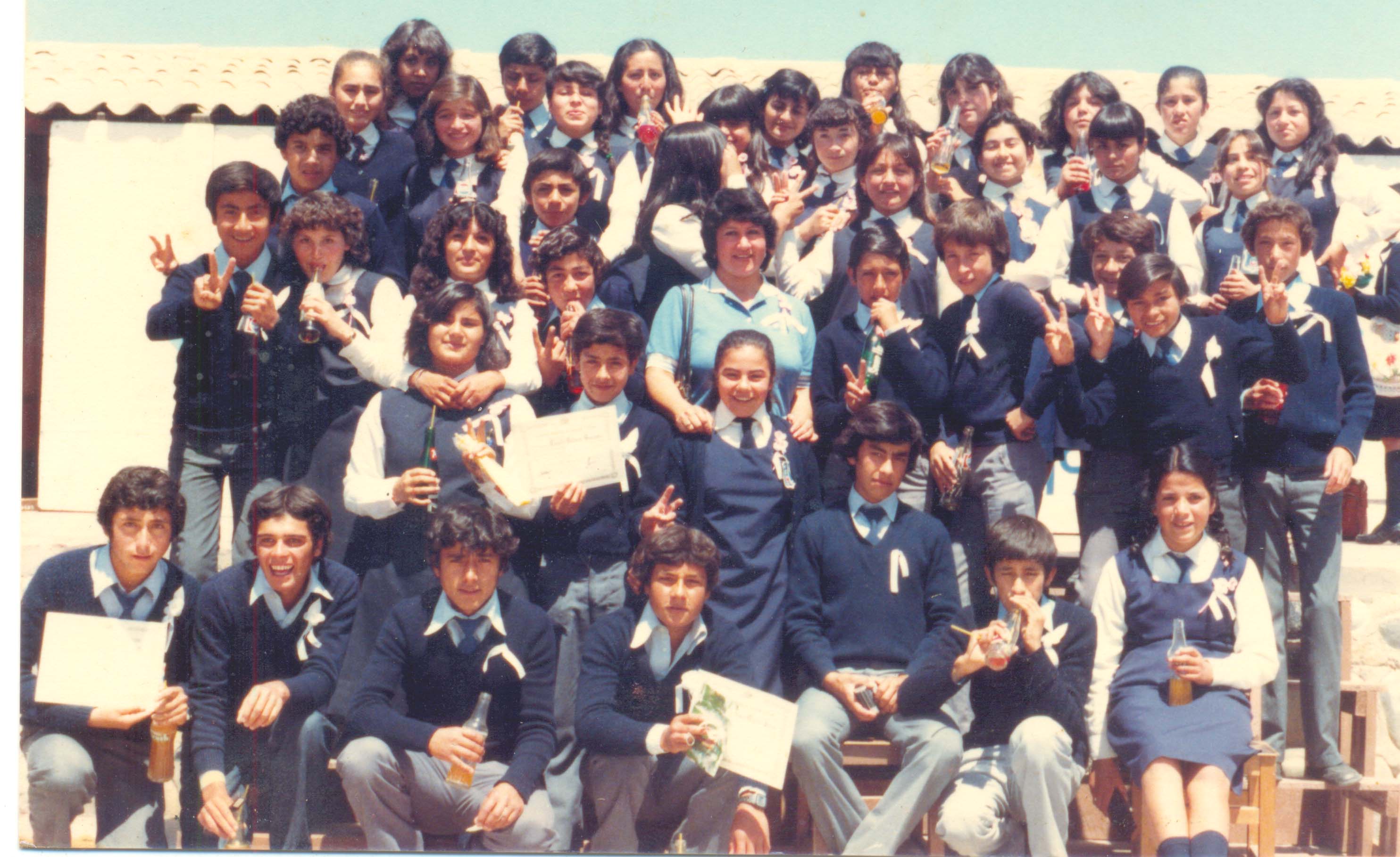 Estudiantes de la Escuela N°19