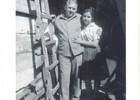 Cristina Rojas Torres y su padre