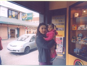 Patricia Barroza y su hija