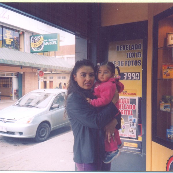 Patricia Barroza y su hija