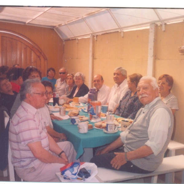 Miembros del club de adulto mayor "Padre Pío"