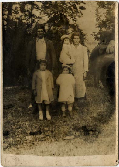 Familia en laguna Lo Méndez