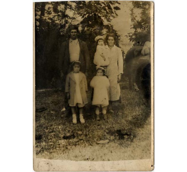 Familia en laguna Lo Méndez